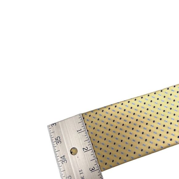 Clericci Spring Colors Striped Neck Tie Blue Yellow Colorful Polyester Bright - Picture 4 of 8